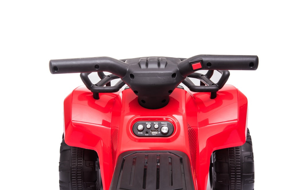 Kiddocruiser elektrische quad voor kinderen 6V rood