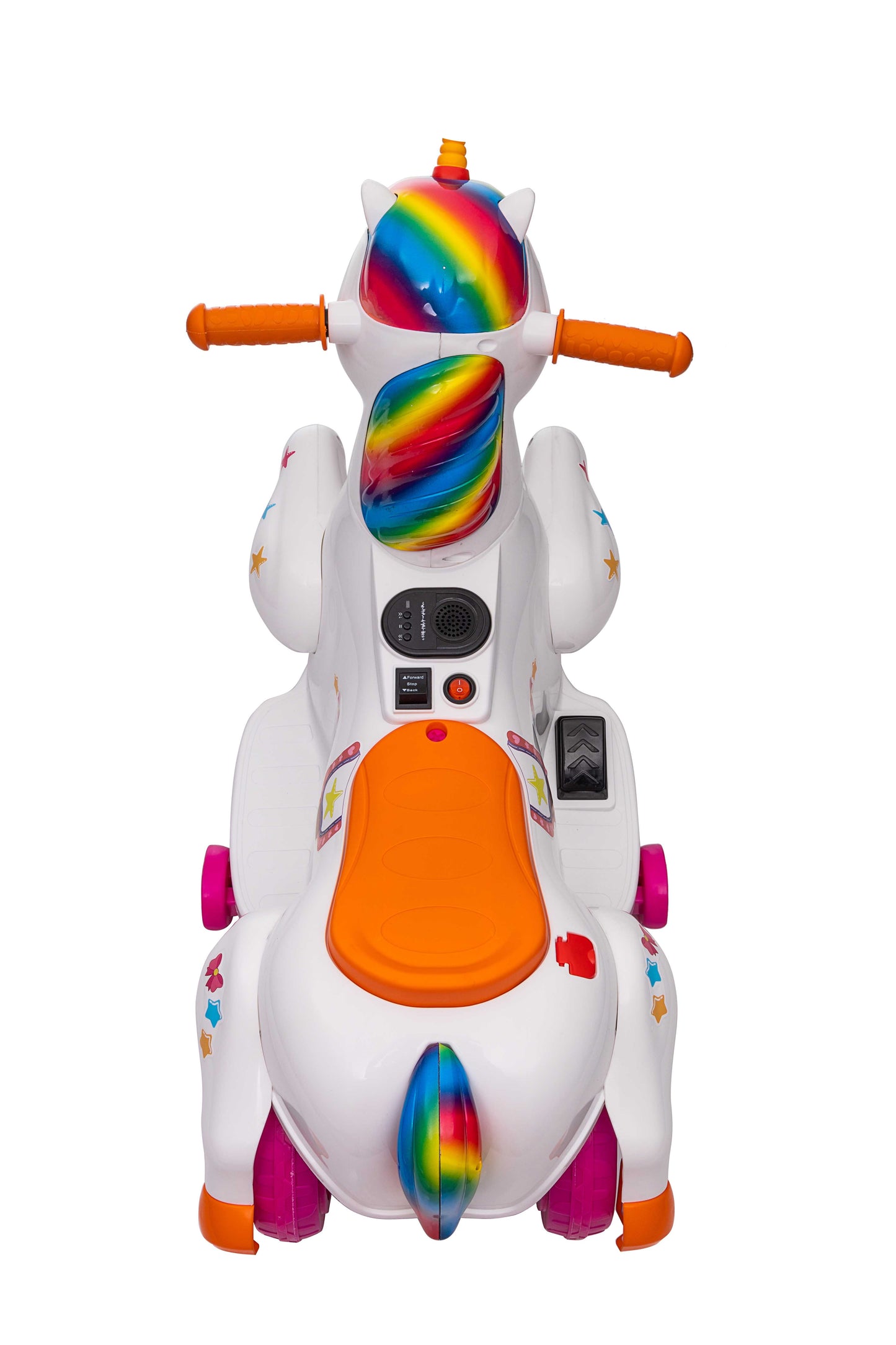 Kiddocruiser 6V Elektrisch Unicorn Speelgoedpaard met Muziek en Voetpedaal – Accu Voertuig voor Meisjes 3-6 Jaar – Perfect Cadeau voor Peuters