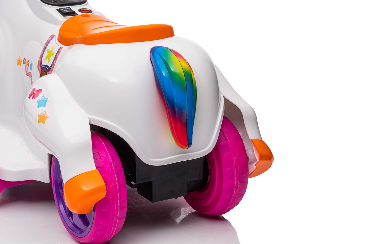 Kiddocruiser 6V Elektrisch Unicorn Speelgoedpaard met Muziek en Voetpedaal – Accu Voertuig voor Meisjes 3-6 Jaar – Perfect Cadeau voor Peuters