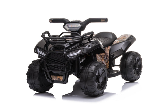 Mini quad ride on toy black 6v - Eeval.store