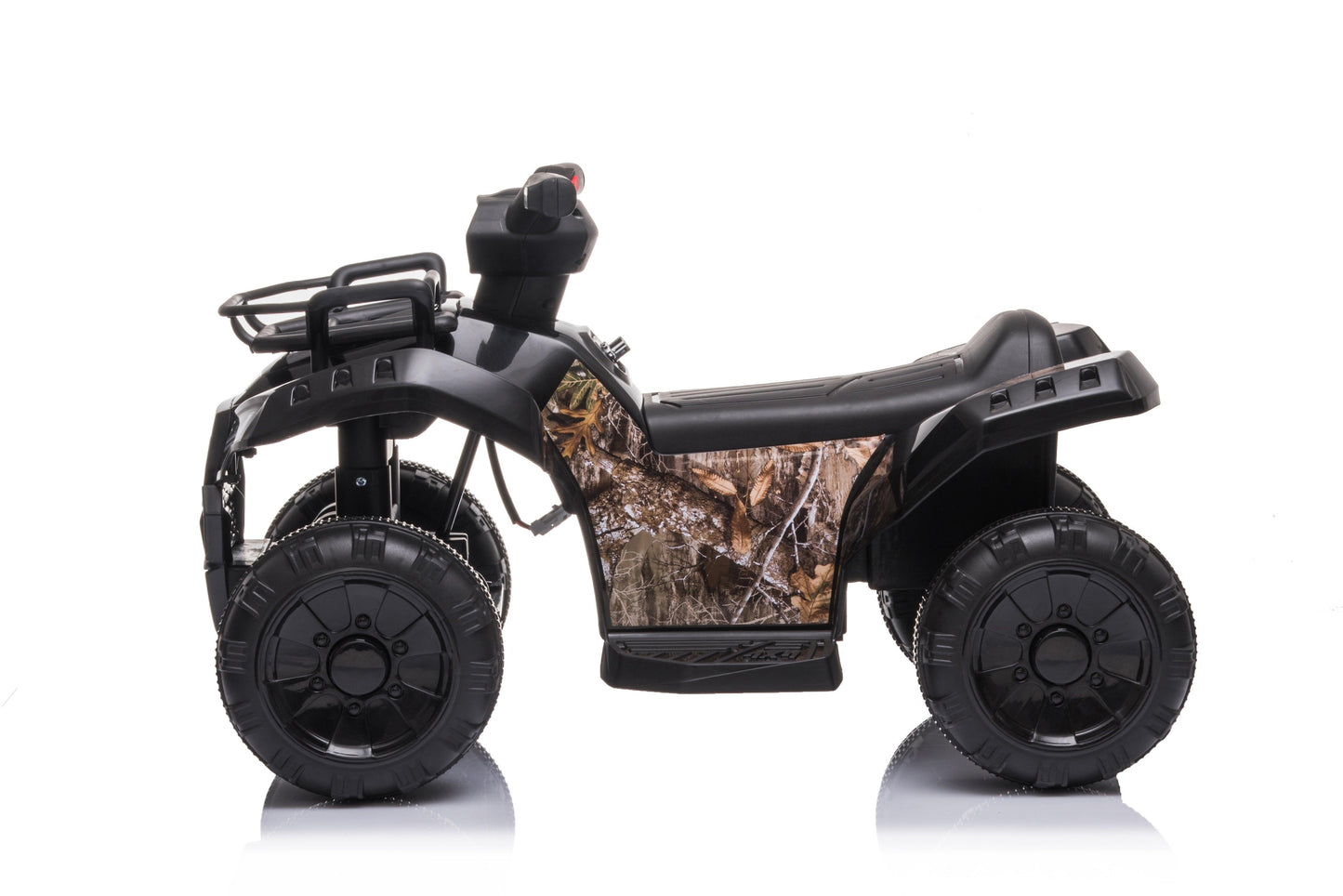 Mini quad ride on toy black 6v - Eeval.store